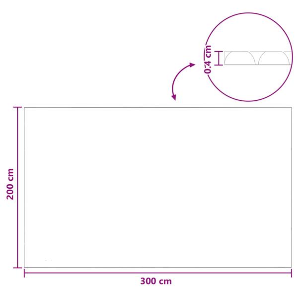 Grote foto vidaxl zwaar kwaliteit zwembadafdekking zwart 300 x 200 cm pe tuin en terras zwembaden toebehoren
