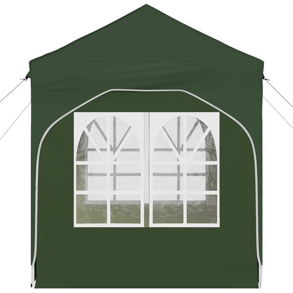 Grote foto vidaxl pop up feesttent 192 x 192 x 245 cm groen tuin en terras overige tuin en terras