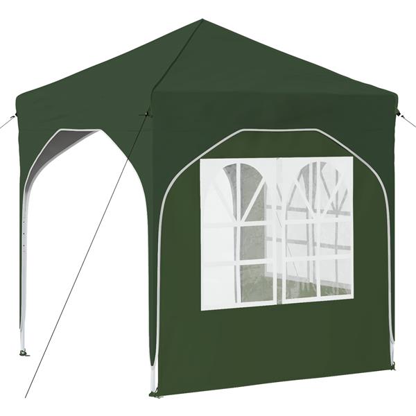Grote foto vidaxl pop up feesttent 192 x 192 x 245 cm groen tuin en terras overige tuin en terras