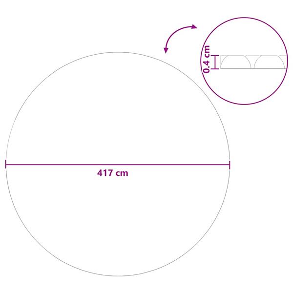 Grote foto vidaxl zonne energie zwembad deken zware kwaliteit 417 cm 200 m tuin en terras zwembaden toebehoren