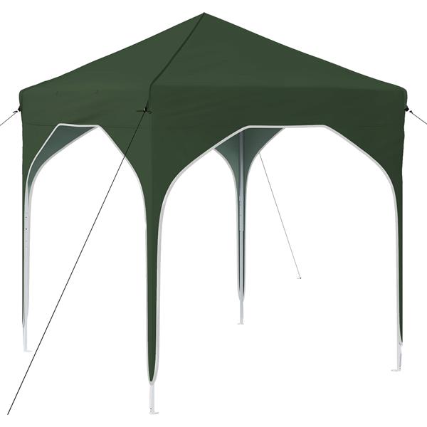 Grote foto vidaxl pop up feesttent 194 x 194 x 245 cm groen tuin en terras overige tuin en terras