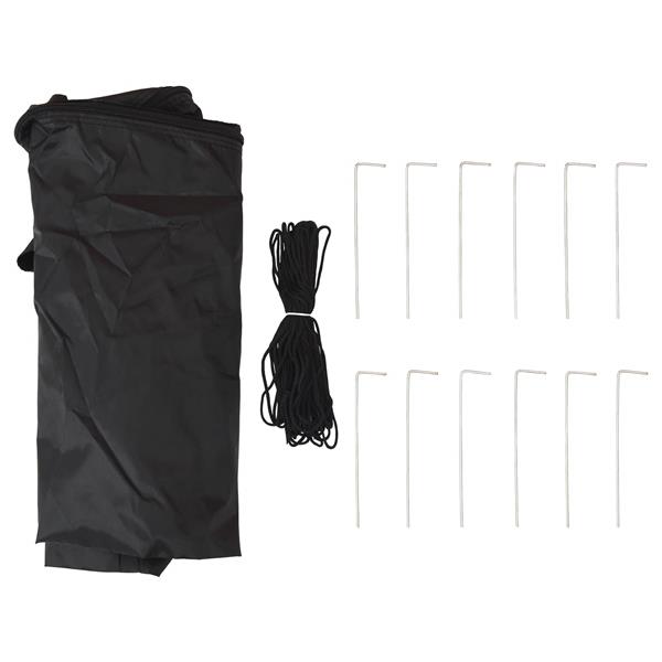 Grote foto vidaxl pop up feesttent 575 x 290 x 245 cm bruin tuin en terras overige tuin en terras