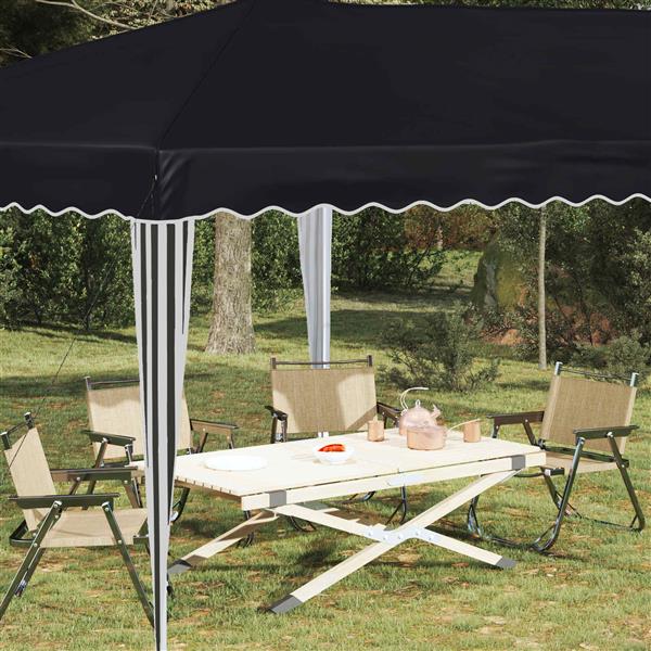 Grote foto vidaxl pop up feesttent 575 x 290 x 245 cm antracietkleurig tuin en terras overige tuin en terras