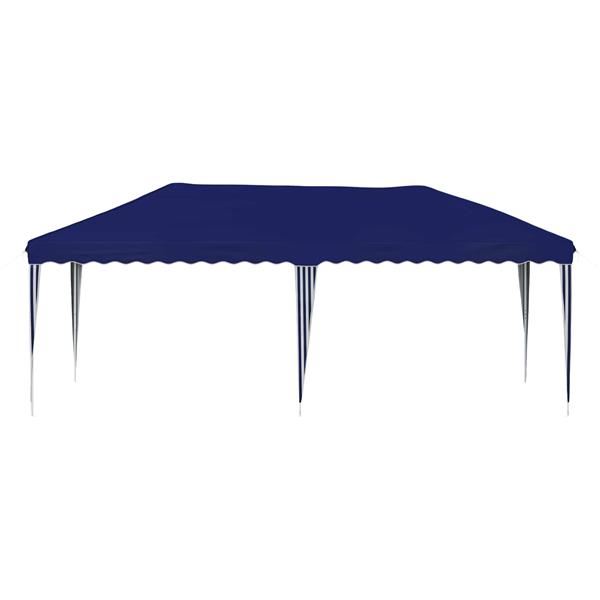 Grote foto vidaxl pop up feesttent 575 x 290 x 245 cm blauw tuin en terras overige tuin en terras