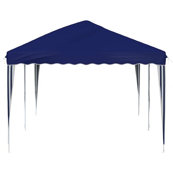 Grote foto vidaxl pop up feesttent 575 x 290 x 245 cm blauw tuin en terras overige tuin en terras