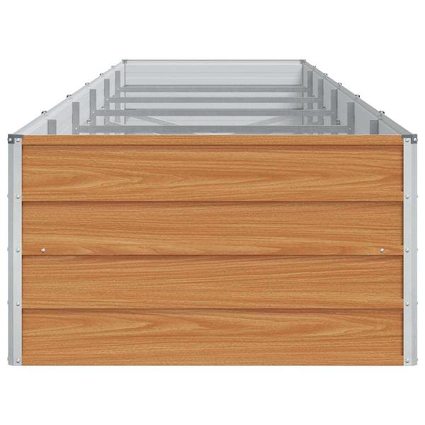 Grote foto vidaxl verhoogde plantenbak licht bruin 480 x 80 x 45 cm tuin en terras overige tuin en terras
