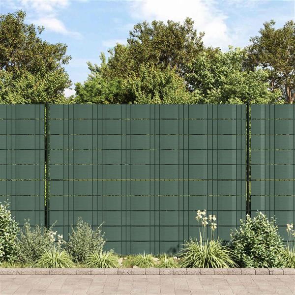 Grote foto vidaxl omheiningsprivacy tape groen tuin en terras hekken en schuttingen
