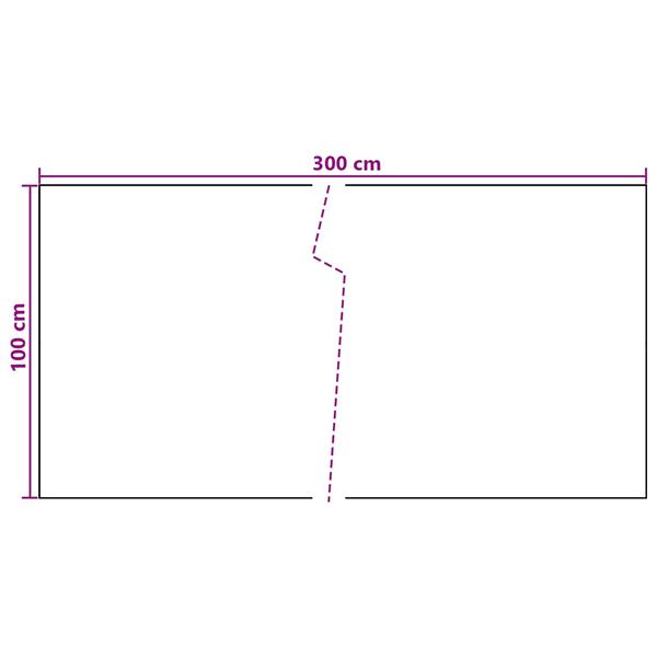 Grote foto vidaxl balkon scherm donkergrijs 300 x 100 cm poly rattan tuin en terras hekken en schuttingen