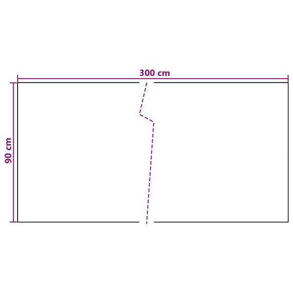 Grote foto vidaxl balkon scherm donkergrijs 300 x 90 cm poly rattan tuin en terras hekken en schuttingen