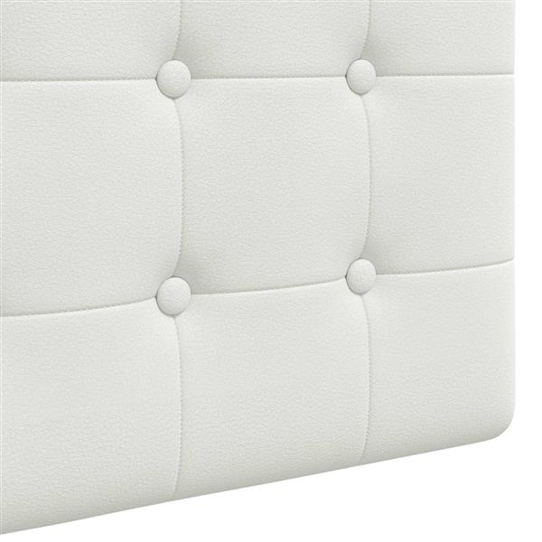 Grote foto vidaxl hangend hoofdbord nep leer antiek en kunst stoelen en banken