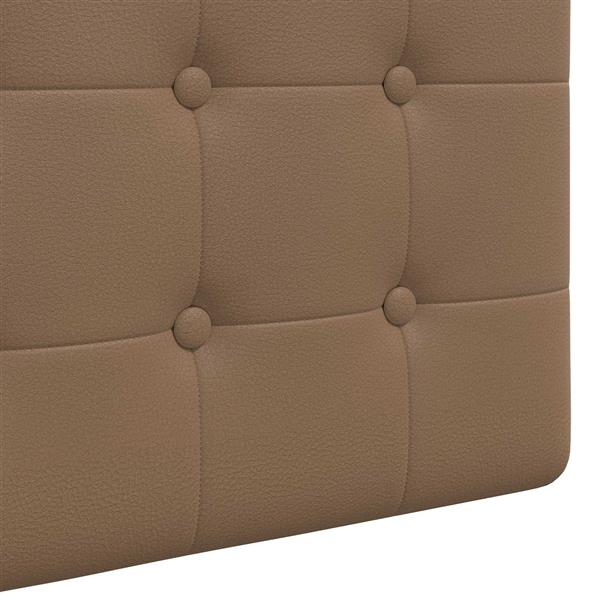 Grote foto vidaxl hangend hoofdbord nep leer antiek en kunst stoelen en banken