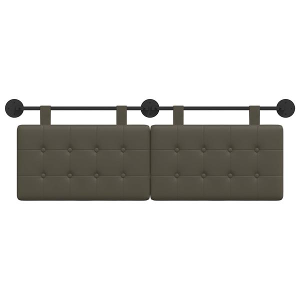 Grote foto vidaxl hangend hoofdbord nep leer antiek en kunst stoelen en banken