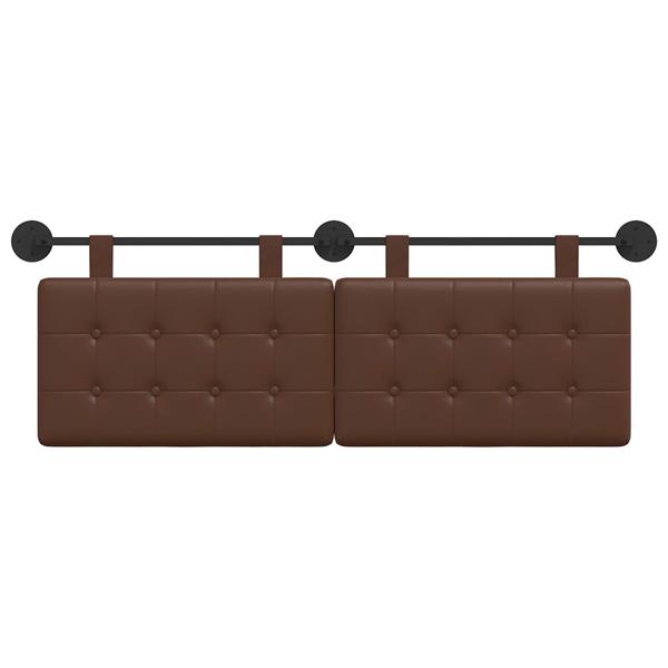 Grote foto vidaxl hangend hoofdbord nep leer antiek en kunst stoelen en banken