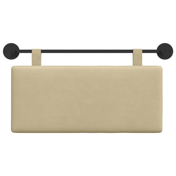 Grote foto vidaxl hangend hoofdbord katoen stof antiek en kunst stoelen en banken