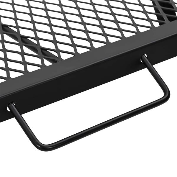 Grote foto vidaxl opvouwbare camping grill zwart 58 x 31 x 2 cm legeringen staal tuin en terras buitenkeukens