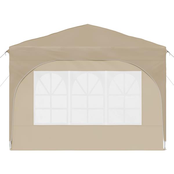 Grote foto vidaxl pop up feesttent 290 x 290 x 245 cm cr mekleurig tuin en terras overige tuin en terras