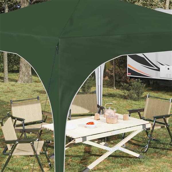Grote foto vidaxl pop up feesttent 290 x 290 x 245 cm groen tuin en terras overige tuin en terras
