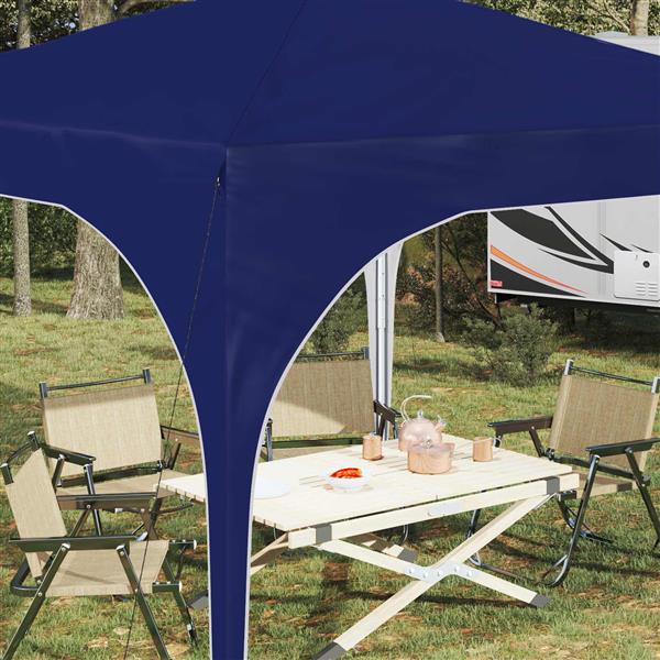 Grote foto vidaxl pop up feesttent 290 x 290 x 245 cm blauw tuin en terras overige tuin en terras