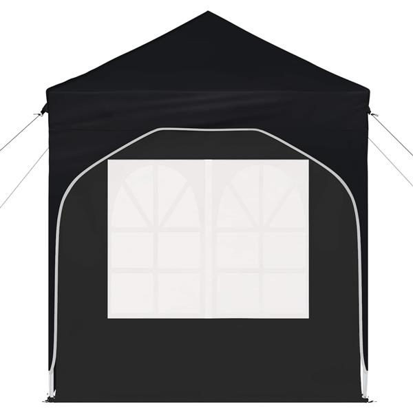 Grote foto vidaxl pop up feesttent 192 x 192 x 245 cm antraciet tuin en terras overige tuin en terras