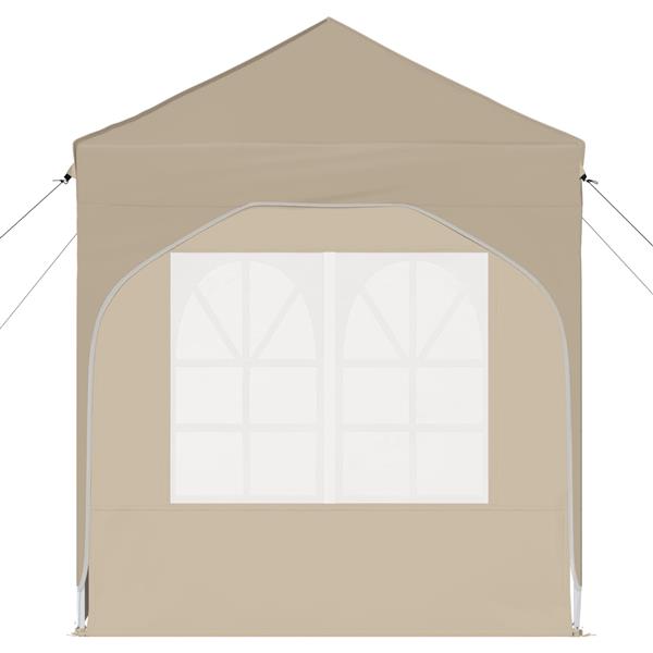 Grote foto vidaxl pop up feesttent 192 x 192 x 245 cm cr mekleurig tuin en terras overige tuin en terras