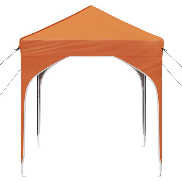 Grote foto vidaxl pop up feesttent 194 x 194 x 245 cm oranje tuin en terras overige tuin en terras