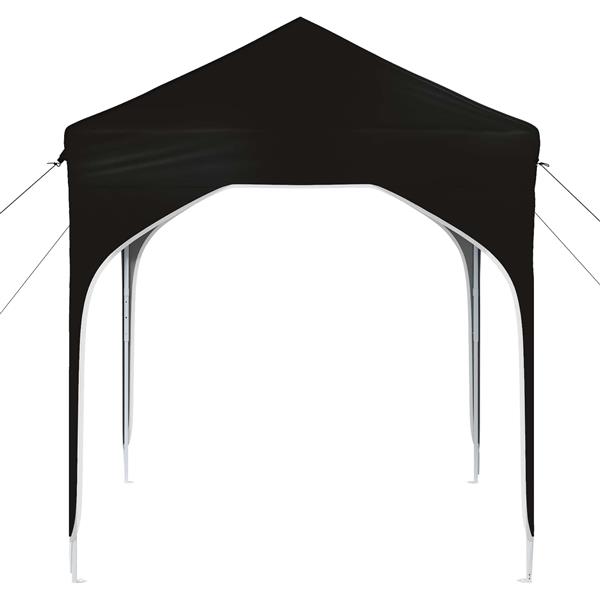 Grote foto vidaxl pop up feesttent 194 x 194 x 245 cm zwart tuin en terras overige tuin en terras