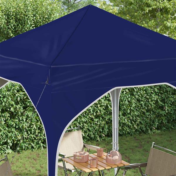 Grote foto vidaxl pop up feesttent 194 x 194 x 245 cm blauw tuin en terras overige tuin en terras