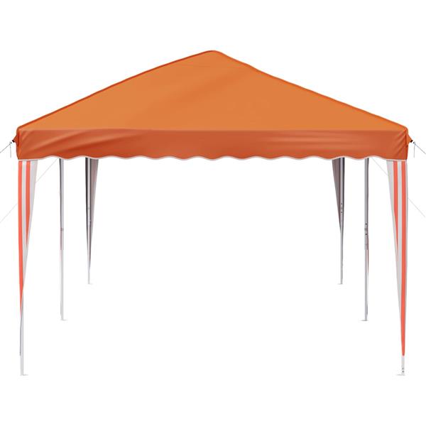Grote foto vidaxl pop up feesttent 575 x 290 x 245 cm oranje tuin en terras overige tuin en terras