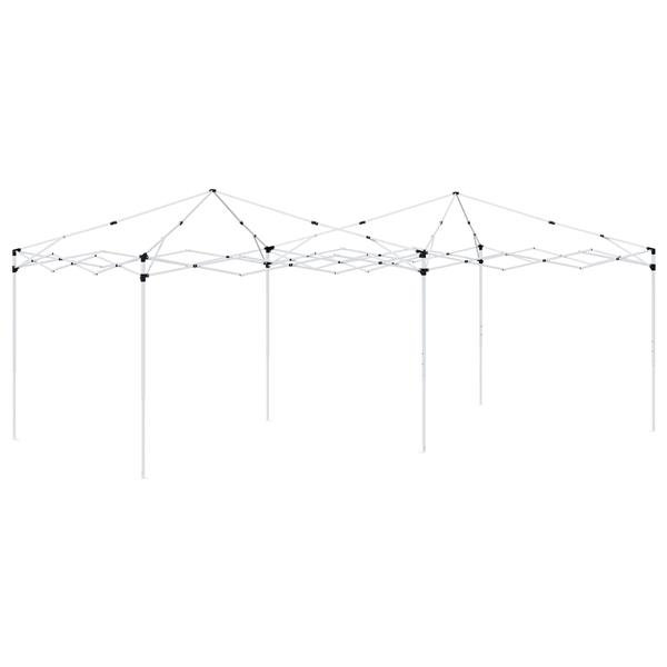 Grote foto vidaxl pop up feesttent 575 x 290 x 245 cm zwart tuin en terras overige tuin en terras