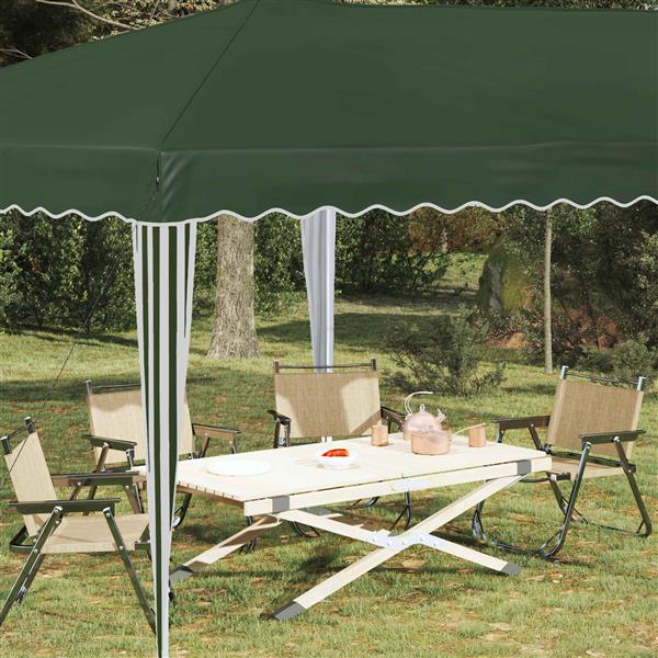 Grote foto vidaxl pop up feesttent 575 x 290 x 245 cm groen tuin en terras overige tuin en terras