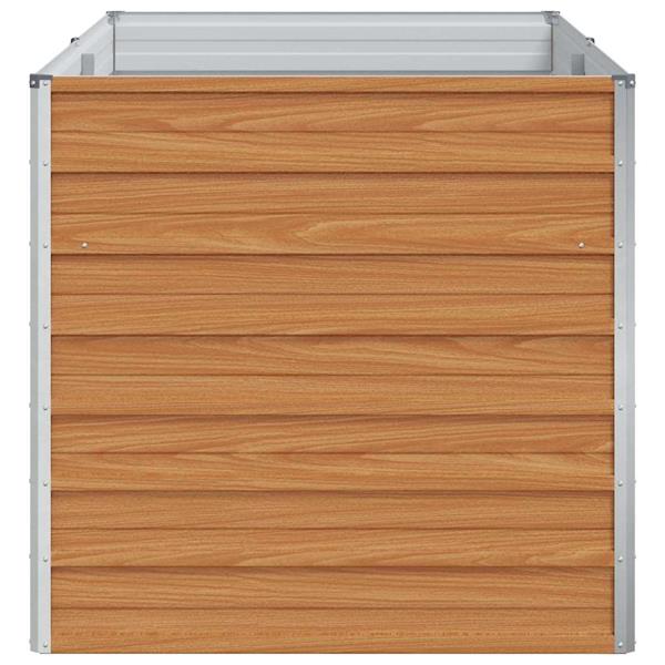 Grote foto vidaxl verhoogde plantenbak licht bruin 160 x 80 x 77 cm tuin en terras overige tuin en terras