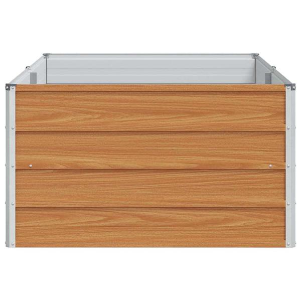 Grote foto vidaxl verhoogde plantenbak licht bruin 160 x 80 x 45 cm tuin en terras overige tuin en terras