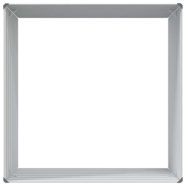 Grote foto vidaxl verhoogde plantenbak licht bruin 100 x 100 x 77 cm tuin en terras overige tuin en terras