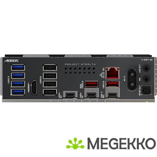 Grote foto gigabyte x870 aorus stealth computers en software moederborden