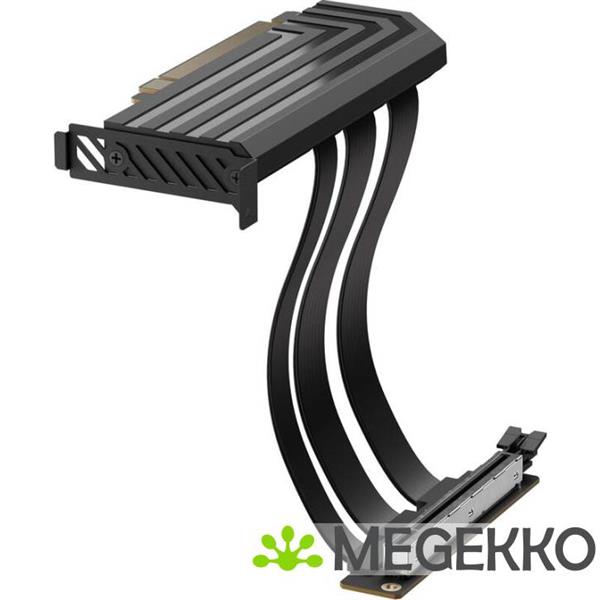 Grote foto hyte pcie 5.0 hyper riser pitch black computers en software netwerkkaarten routers en switches