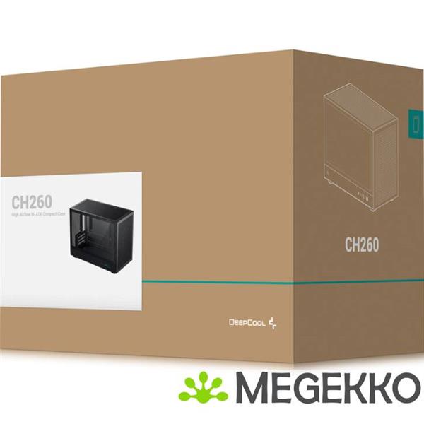 Grote foto deepcool ch260 black computers en software behuizingen en kasten