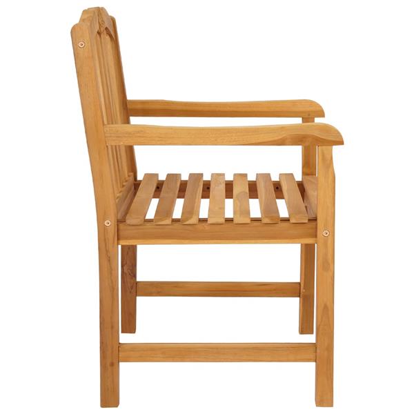 Grote foto vidaxl handgesneden rozen stoel 2 pcs naturel massief teakhout tuin en terras tuinmeubelen
