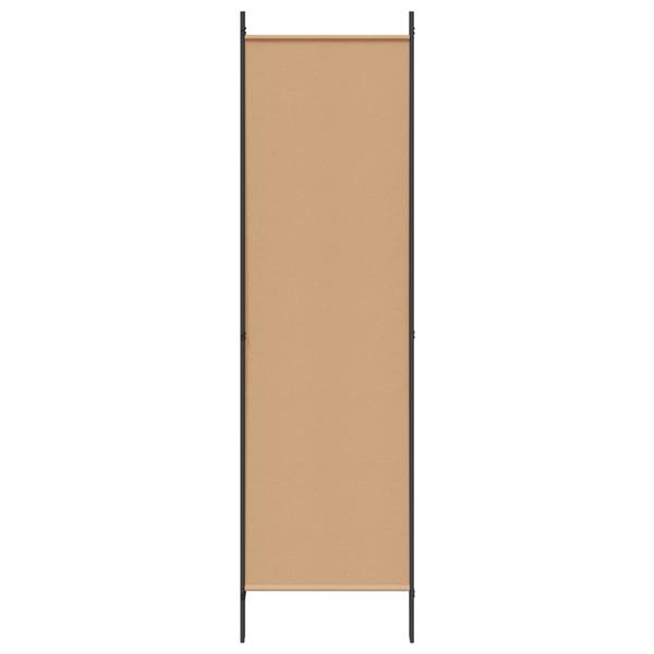 Grote foto vidaxl 4 panelen kamerscherm beige 200 x 200 cm stof huis en inrichting overige huis en inrichting