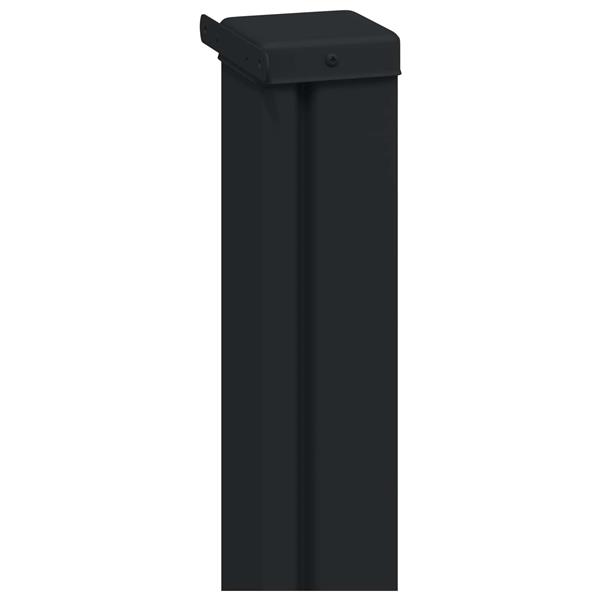 Grote foto vidaxl uittrekbaar zijscherm grijs 500 x 220 cm polyester tuin en terras overige tuin en terras