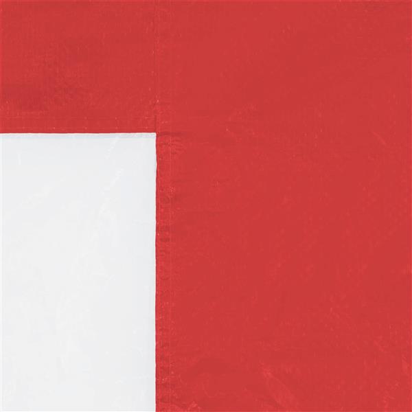 Grote foto vidaxl party tent zijwand 2 pcs 200 x 195 cm rood pe en staal tuin en terras overige tuin en terras