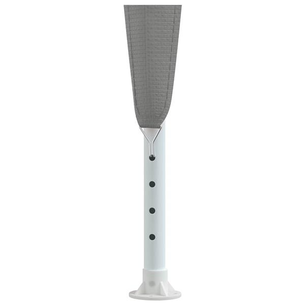 Grote foto vidaxl partytent 250 x 250 x 240 cm lichtgrijs pe en staal tuin en terras overige tuin en terras