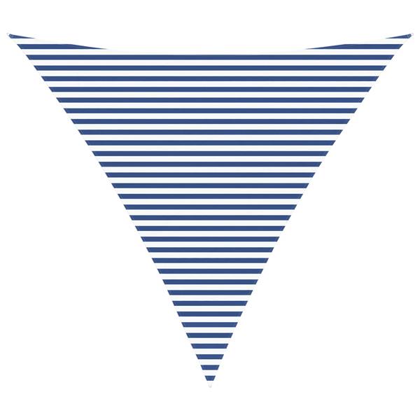 Grote foto vidaxl zonneschaduwzeil blauw en wit 6 x 6 x 6 m 100 polyester oxford tuin en terras overige tuin en terras