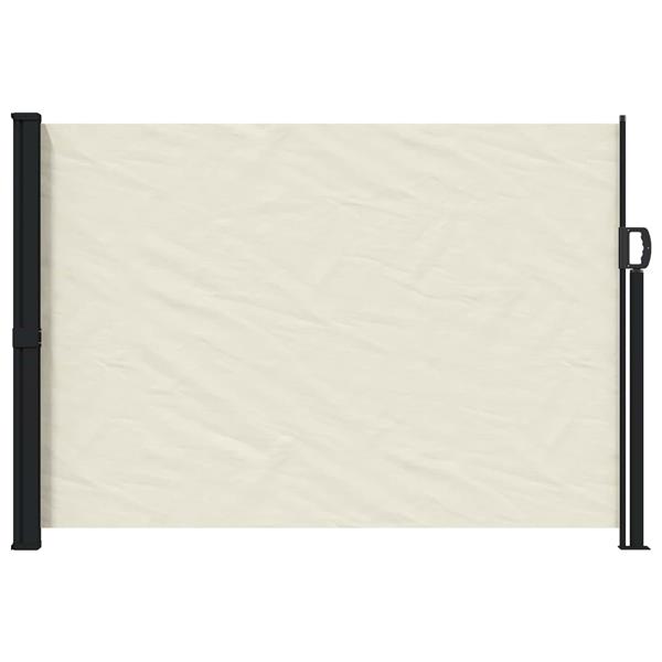 Grote foto vidaxl uittrekbaar zijscherm cr mekleurig 300 x 170 cm polyester tuin en terras overige tuin en terras