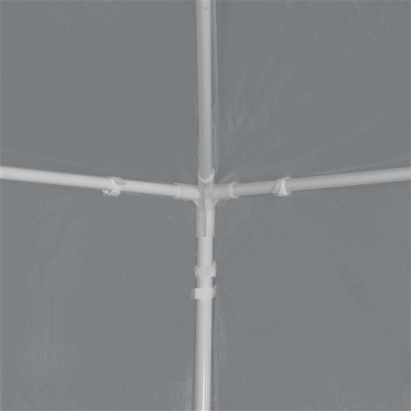 Grote foto vidaxl partytent 900 x 300 x 255 cm lichtgrijs pe en staal tuin en terras overige tuin en terras