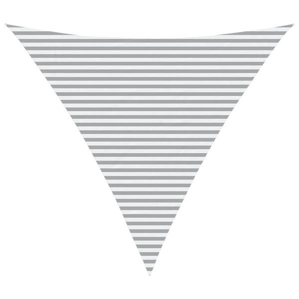 Grote foto vidaxl zonneschaduwzeil lichtgrijs en wit. 6 x 6 x 6 m tuin en terras overige tuin en terras