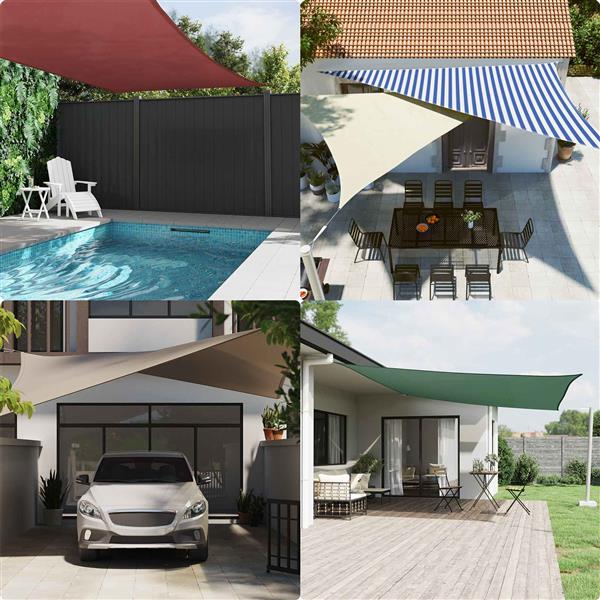 Grote foto vidaxl zonneschaduwzeil blauw en wit 3 5 x 2 m 100 polyester oxford tuin en terras overige tuin en terras