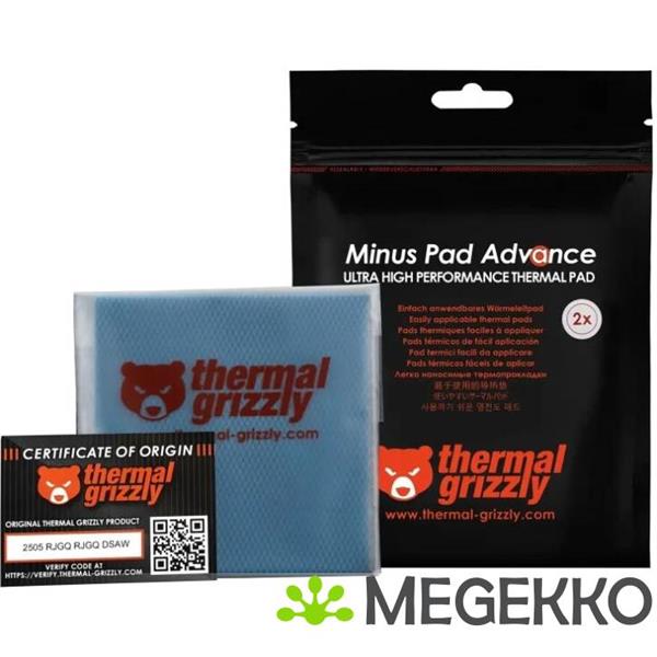 Grote foto thermal grizzly minus pad advance 100x100x1 0 mm 2 pcs computers en software overige computers en software