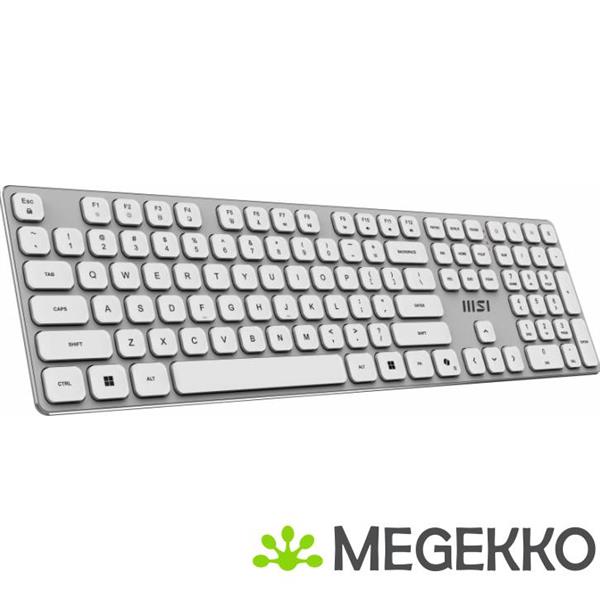 Grote foto msi forge k210 wireless combo white us computers en software overige computers en software