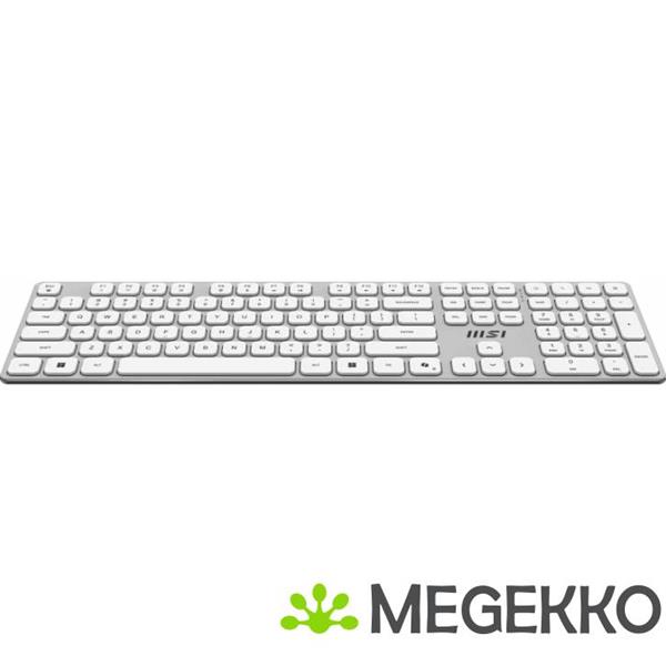 Grote foto msi forge k210 wireless combo white us computers en software overige computers en software