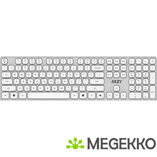 Grote foto msi forge k210 wireless combo white us computers en software overige computers en software